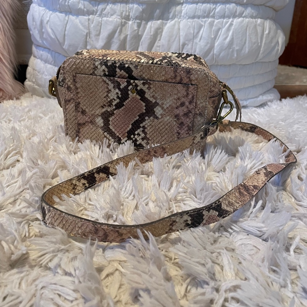 Madewell Snakeskin Crossbody Bag